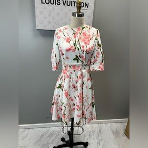 Prase M - floral midi dress e106-30